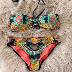 Nanette Lepore Multicolor Paisley Swimwear